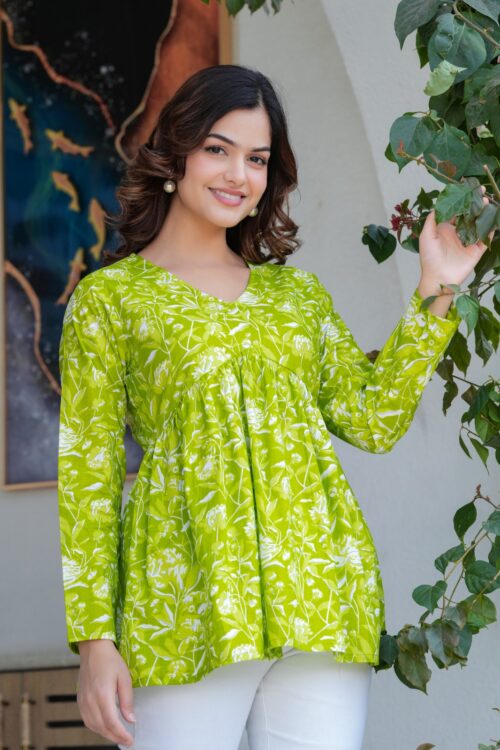 Lime Green Grace Top