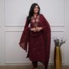 Luxury-Stylish-Purple-Ethnic-Suit-Set-for-Wome