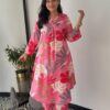 Vibrant-Yellow-Floral-Printed-Co-Ord-Set-for-Women-pink